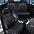 thumbnail image 1 of Fit for Volkswagen Touareg 2016, Black Car Seat Covers, Waterproof Leather Full Set of 5 Seats Easy to Clean and Install Suitable for All Seasons, Airbag-Compatible, 1 of 9