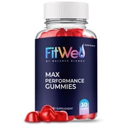 Fit Well Max Performance Gummies, Advanced Formula, FitWell All Natural Formula, Maximum Strength 1 Pack