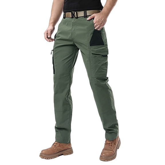 Fit Work Pants, Mens Work Jeans Utility All Terrain Cargo Pant Pantalones Para Camo Pants Men Ripstop Hiking Pants Men Loose Fit Pants Big And Tall Pantalones 30 Green