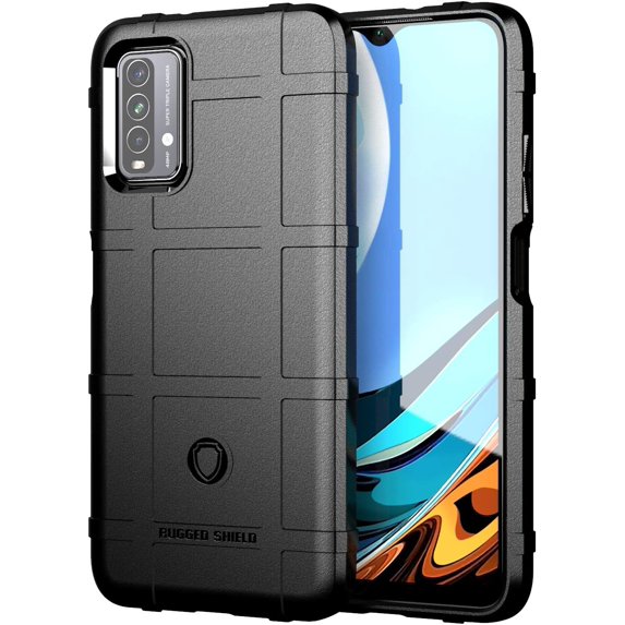 Fit for Xiaomi Redmi 9T Case, Heavy Duty Shockproof Military Grade Drop Tested Case for Mi Redmi 9 Power Super Sturdy Bumper Rugged Hard Phone Cover for Xiaomi Redmi 9T HD Black