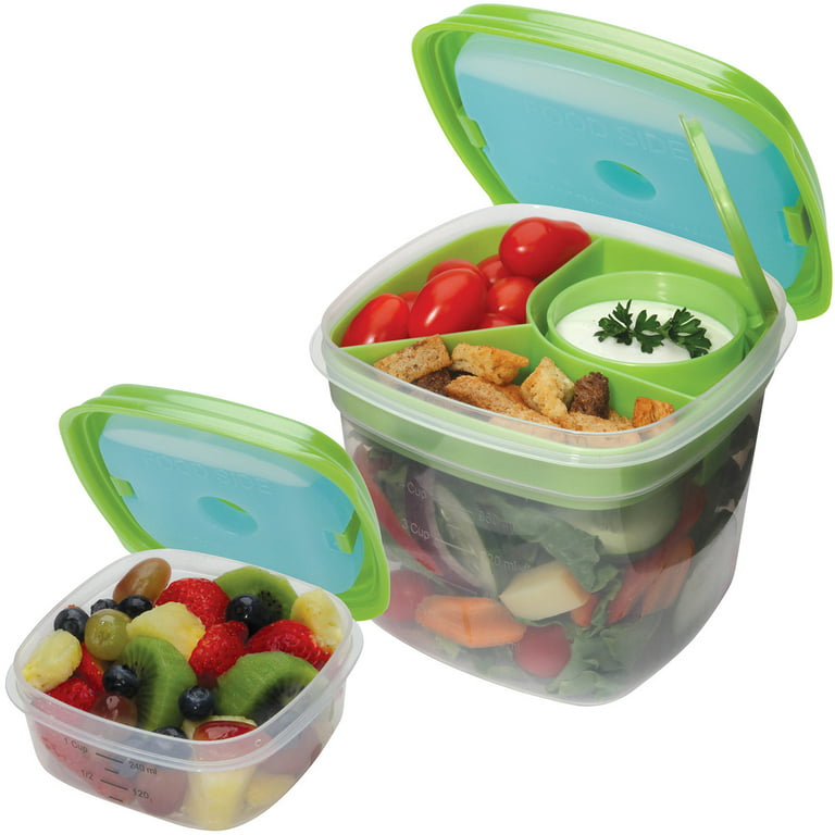 Fit+Fresh Salad To Go Lunch Container, Lunch Box