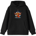 thumbnail image 1 of Fit as a Fiddle Violin Youth Black Long Sleeve Hoodie-Large, 1 of 3