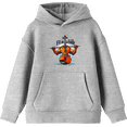 thumbnail image 1 of Fit as a Fiddle Violin Youth Heather Gray Long Sleeve Hoodie-XL, 1 of 6