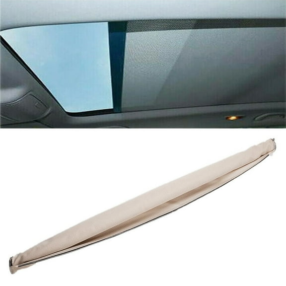 Fit for 08-17 Sharan Tiguan Golf Q5 Panoramic Sunroof Sunshade (Beige)
