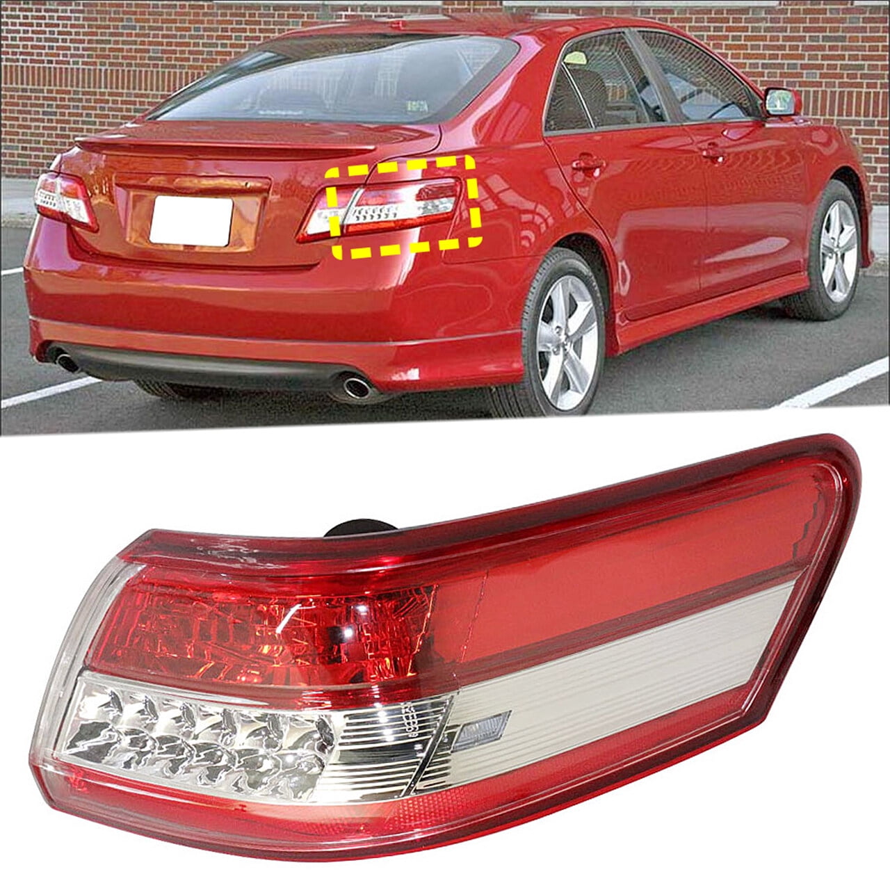 Slotmachine Rear Right Passenger Tail Light For 2021-2023 Toyota Camry LE & SE – Halogen - View #3