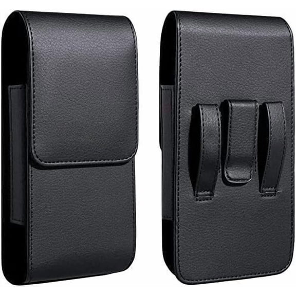 Fit for 13 Mini 12 Mini SE 2020 8 7 6 Belt Holster Leather with Belt Clip Loop Fit with Defender Case Protective Armor Case