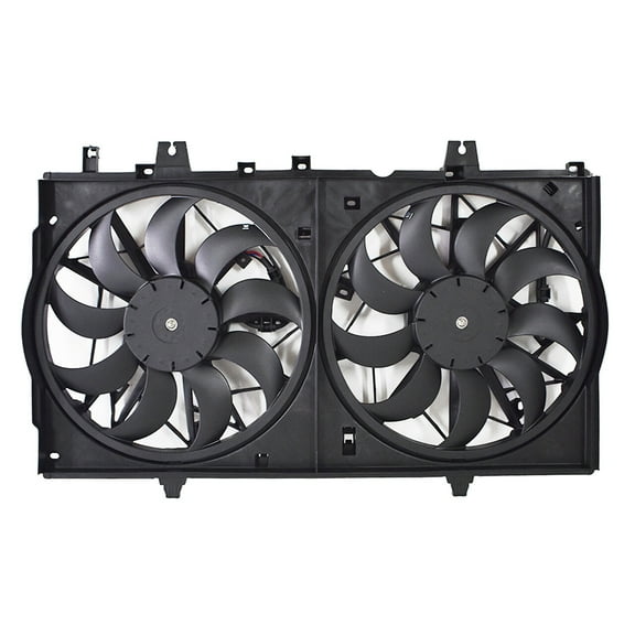 Fit for 14-18 Rogue X-Trail Radiator Cooling Fan Assembly