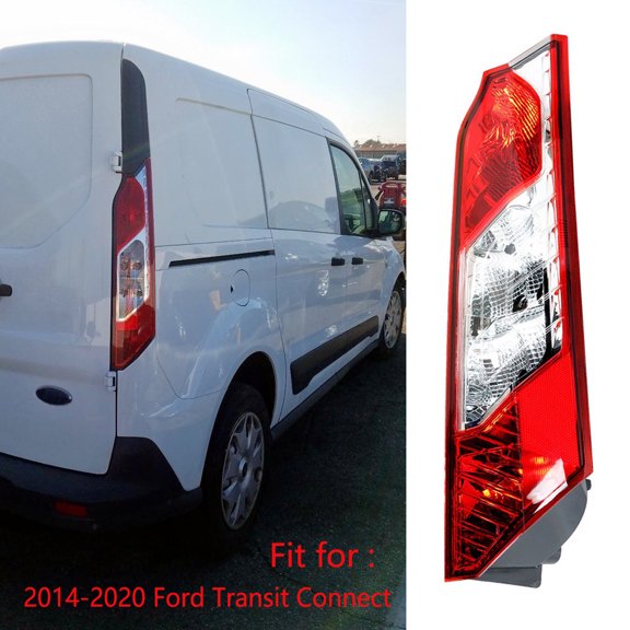 Fit for 14-20 Transit Connect Tail Light Housing Assembly RH, Rear Right Passenger Side Tail Lamp without Bulbs