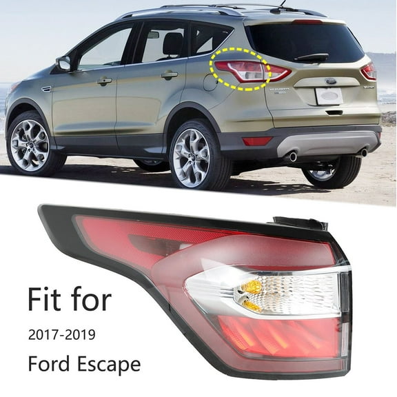 Fit for 17-20 Escape Tail Light Housing Assembly LH, without Bulbs