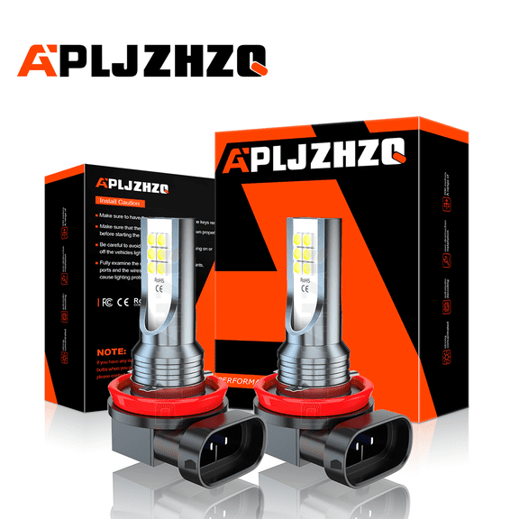 Fit for 2006-2015 2016 2017 2018 Honda Pilot 2pc H11 LED Fog Light Bulbs 6000K White