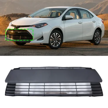 Front Bumper Cover Upper & Lower Grille Set – 2014-2016 Toyota Corolla S – Pxsunauto