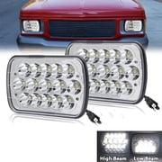 Fit for 82-93 Chevy S10 Blazer Nissan Pickup 7X6 Projector Hi-lo Beam LED Headlight