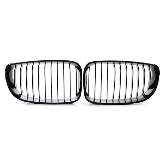 Fit for BMW E87 E82 1-Series 2006-2013 Front Kidney Grilles Grills Left & Right Set