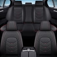 thumbnail image 1 of Fit for Buick Verano 2017, Red Car Seat Covers, Faux Leather Full Set of 5 Seats Airbag Compatible Suitable for All Seasons, Protect Car Seats, 1 of 9