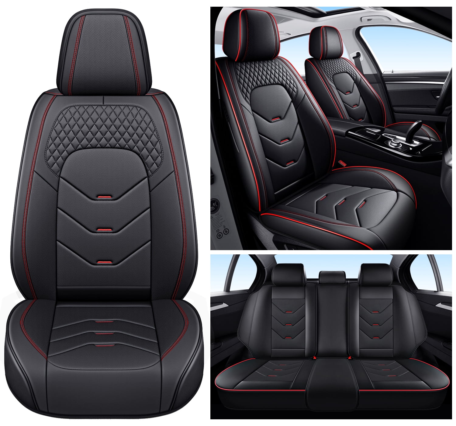 Fit for Cadillac Srx 2012 Vehicle Seat Covers Soft Leather Waterproof ...