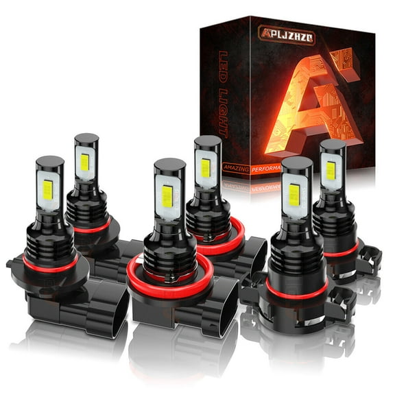 Fit for Chevy Tahoe 2007-2014 LT LS Sport Utility 4-Door LED Headlights Fog Bulbs