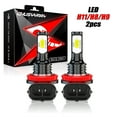 thumbnail image 1 of Fit for Chevy Traverse 2009-2017 2X Bright H11 LED Headlight Bulbs Kit Low Beam White, 1 of 10