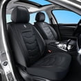 thumbnail image 1 of Fit for Ford Fiesta 2013 Car Seat Covers Synthetic Leather Upholstery Protection Model Specific Premium Comfort Armrest Compatible, 1 of 9