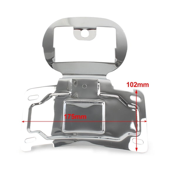 Fit for HARLEY Touring License Plate Relocation Holder Bracket Kit Black Motorcycle