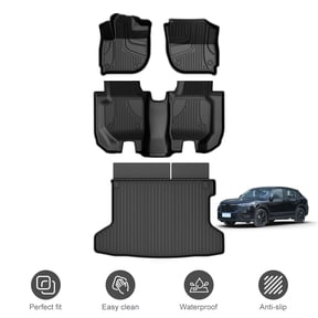 Fit for Honda HR-V 2016-2022 (AWD Models ONLY) Floor Mats & Cargo Liner Full Set All Weather TPE Car Protection Accessories