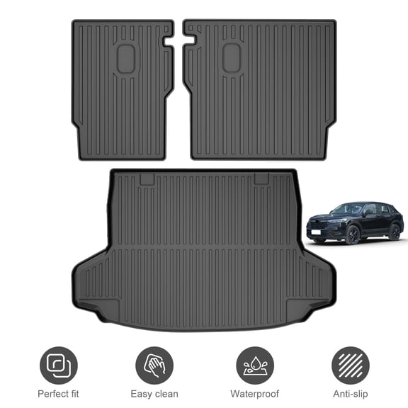 Fit for Honda HR-V HRV 2023 2024 2025 2026 Cargo Liner & Backrest Mat All Weather TPE Protection Trunk Liner HRV Accessories