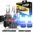 thumbnail image 1 of Fit for Honda Pilot 2006-2016 2017 2018 6x Combo LED Headlight + Fog Light Bulbs Plug&Play, 1 of 12