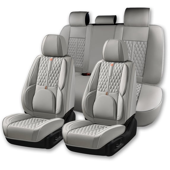 Fit for Hyundai Elantra 2000-2016 Car Seat Covers Waterproof Leather Spill Protection Precision Fit Ergonomic Design Seat Function Compatible