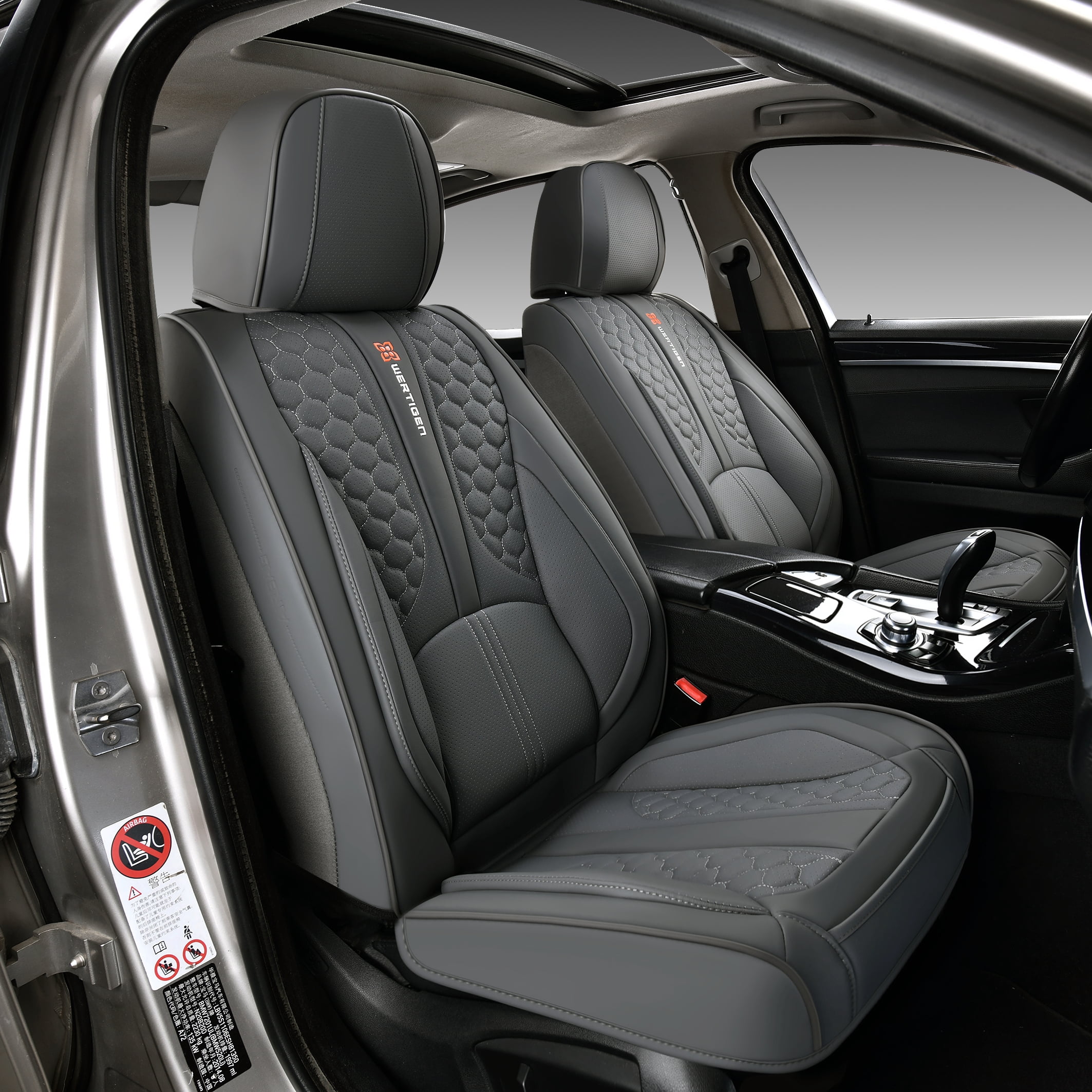 Fit for Hyundai Ioniq 2022 Custom Fit Seat Covers PU Leather Waterproof ...
