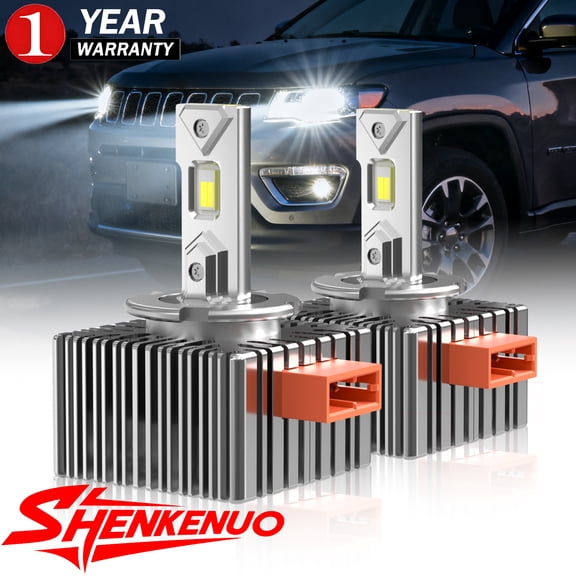 Fit for Jeep Compass 2017-2020 LED Headlight Kit | D5S High/Low Beam, 120W 6000K Cool White, Plug and Play, HID Replacement, 2PCS