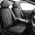thumbnail image 1 of Fit for Jeep Compass 2020, Faux Leather 5 Seats Full Set Waterproof & Wear-Resistant Beautify Car Interior, Black Car Seat Covers, Airbag-Compatible, 1 of 9