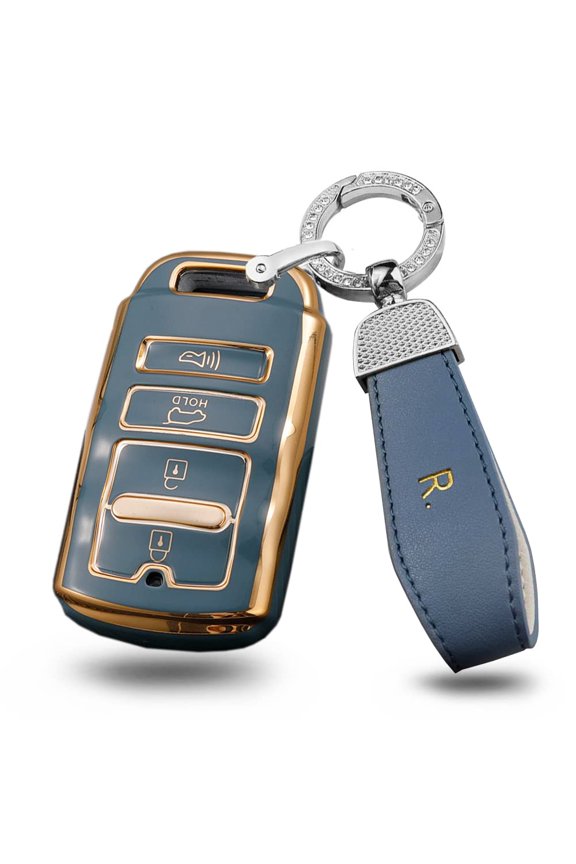 Fit for Kia Cadenza K900 K7 K9 Smart Remote Keycoverwith Keychain TPU Key Fob Sleeve Stylish Keycase Full Protection