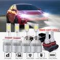 thumbnail image 1 of Fit for Kia Forte 2017 2018 LED Headlight Bulbs,9005 H7 High beam and Low Beam and H11 Fog light Bulbs,Pack of 6, 1 of 9