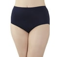 thumbnail image 1 of Fit for Me Women's Plus Microfiber Brief Underwear, 5 Pack, 1 of 9