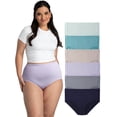 thumbnail image 1 of Fit for Me by Fruit of the Loom Women's Plus Size Breathable Micro-Mesh Brief Underwear, Multipacks, Sizes 1X-5X, 1 of 7