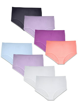Hanes Women's SUPERVALUE Cotton Brief Underwear, 6+2 Bonus Pack 