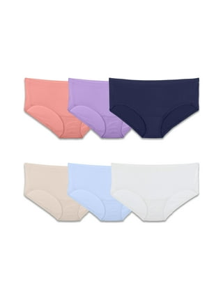 Fit for Me by Fruit of the Loom Women's Plus Size Breathable Micro-Mesh  Brief Underwear, 6+2 Bonus Pack 