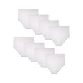 thumbnail image 1 of Fit for Me by Fruit of the Loom Women's Plus Size Cotton Brief Underwear, 6+2 Bonus Pack, 1 of 5