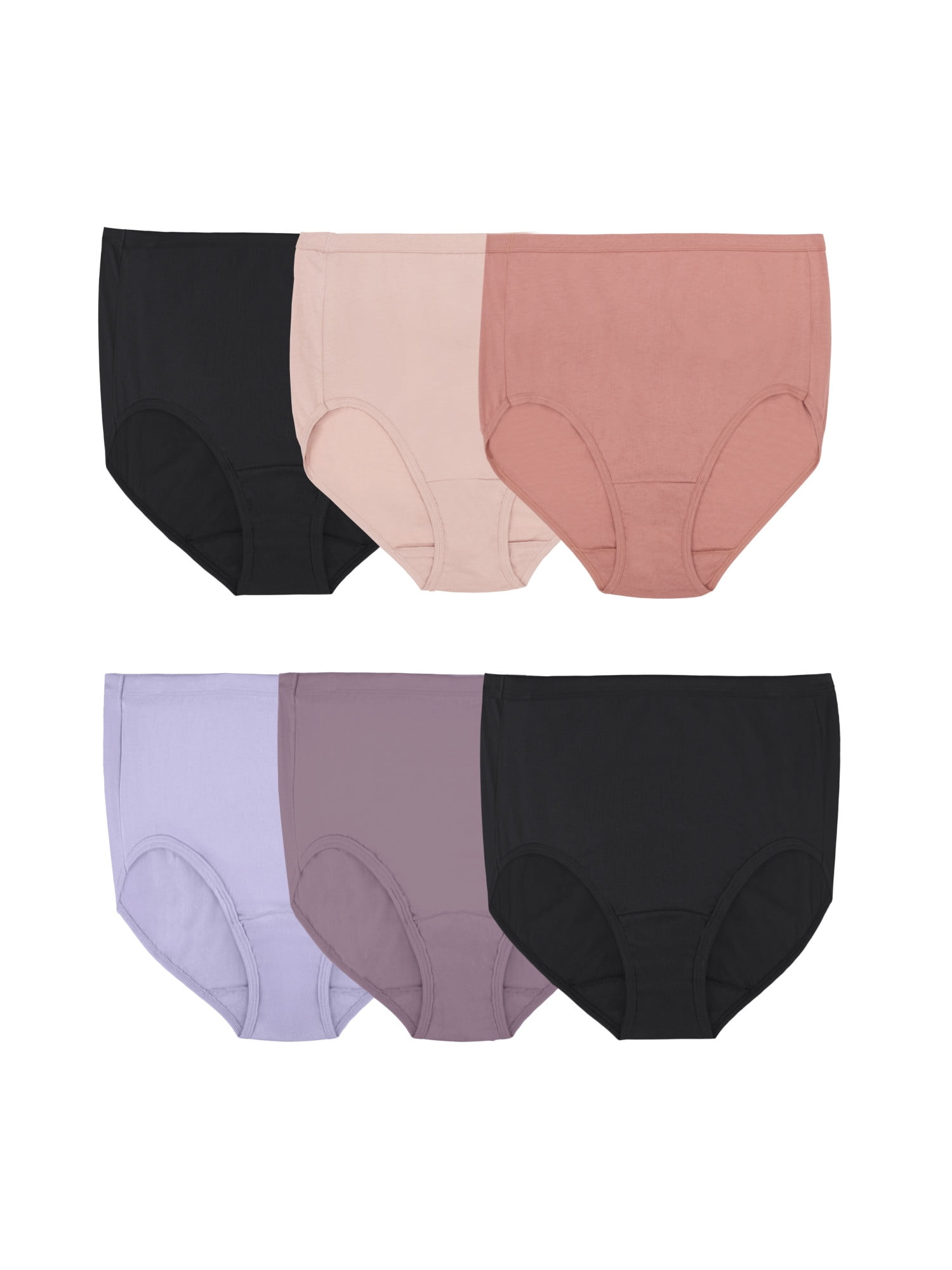 Fit for Me by Fruit of the Loom Women's Plus Size Underwear, Brief