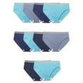 thumbnail image 1 of Fit for Me by Fruit of the Loom Women's Plus Size Cotton Hi-Cut Brief Underwear, 10-Pack, 1 of 11