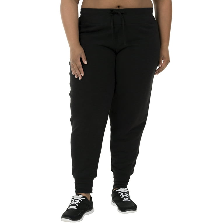 Fit for Me by Fruit of the Loom Women s Plus Size French Terry Jogger Pant Walmart