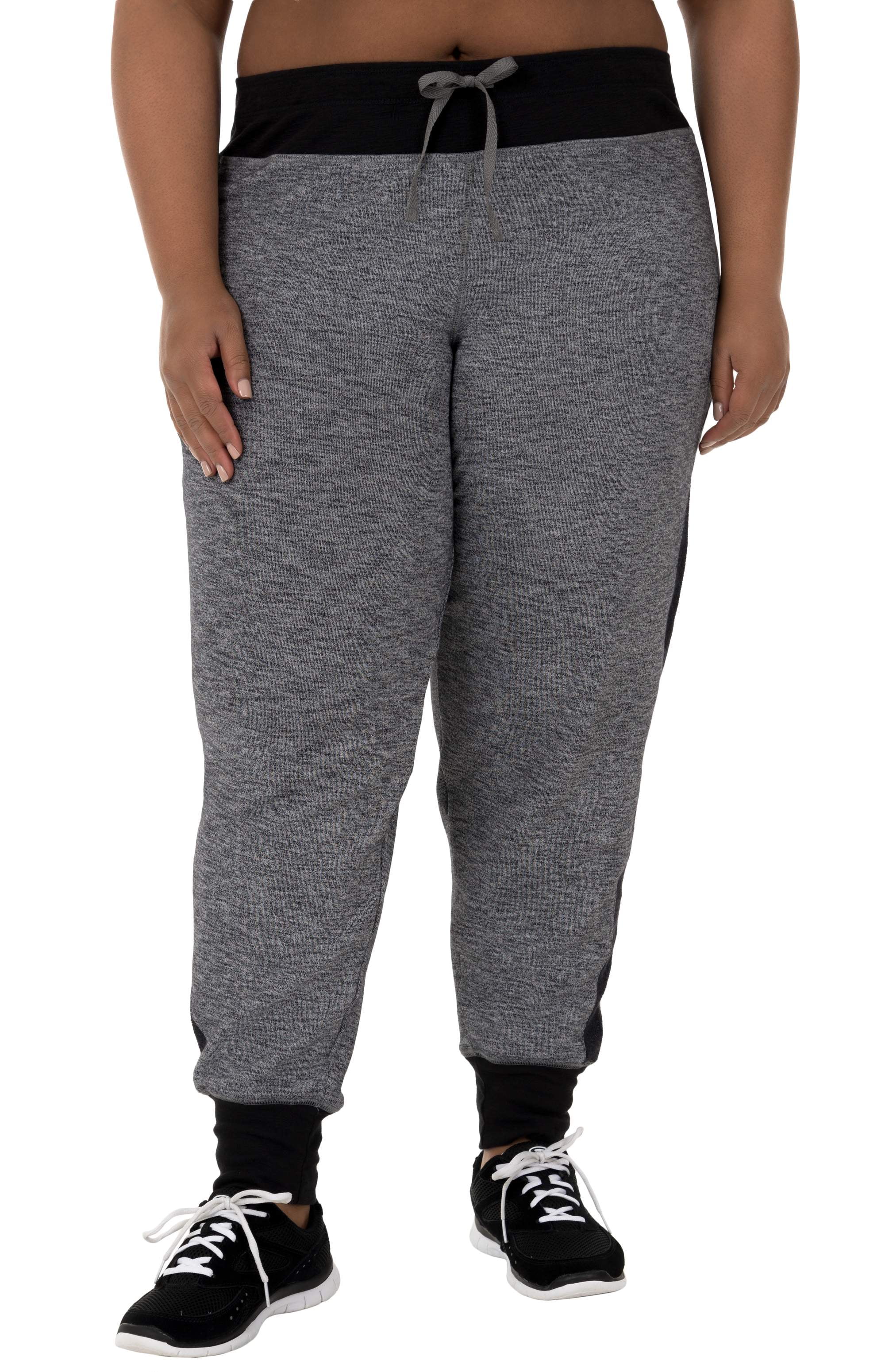 Fit for Me by Fruit of the Loom Women's Plus-Size French Terry Jogger ...