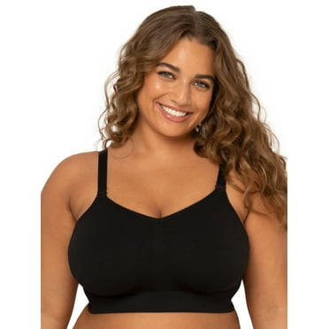 Fit for Me by Fruit of the Loom Women's Supportive Seamless Wirefree Bra, Style FT979, Sizes L to 4XL