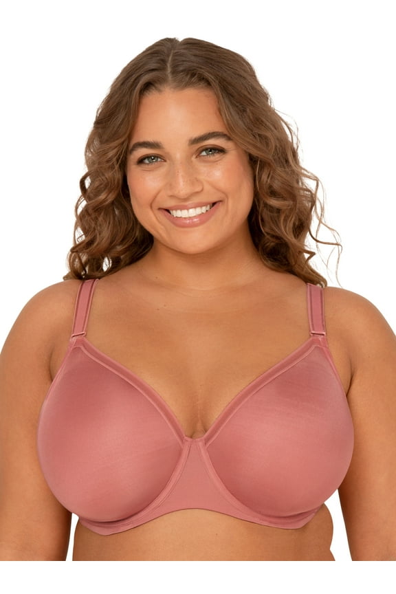 Fit for Me by Fruit of the Loom Women's Unlined Underwire Bra, Style FT967, Sizes 38D to 42H