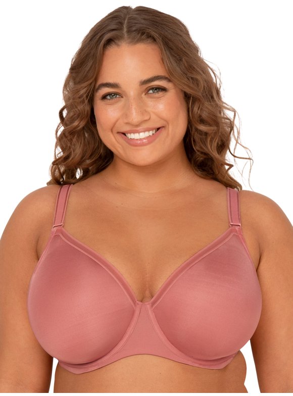 Fit for Me by Fruit of the Loom Women's Unlined Underwire Bra, Style FT967, Sizes 38D to 42H