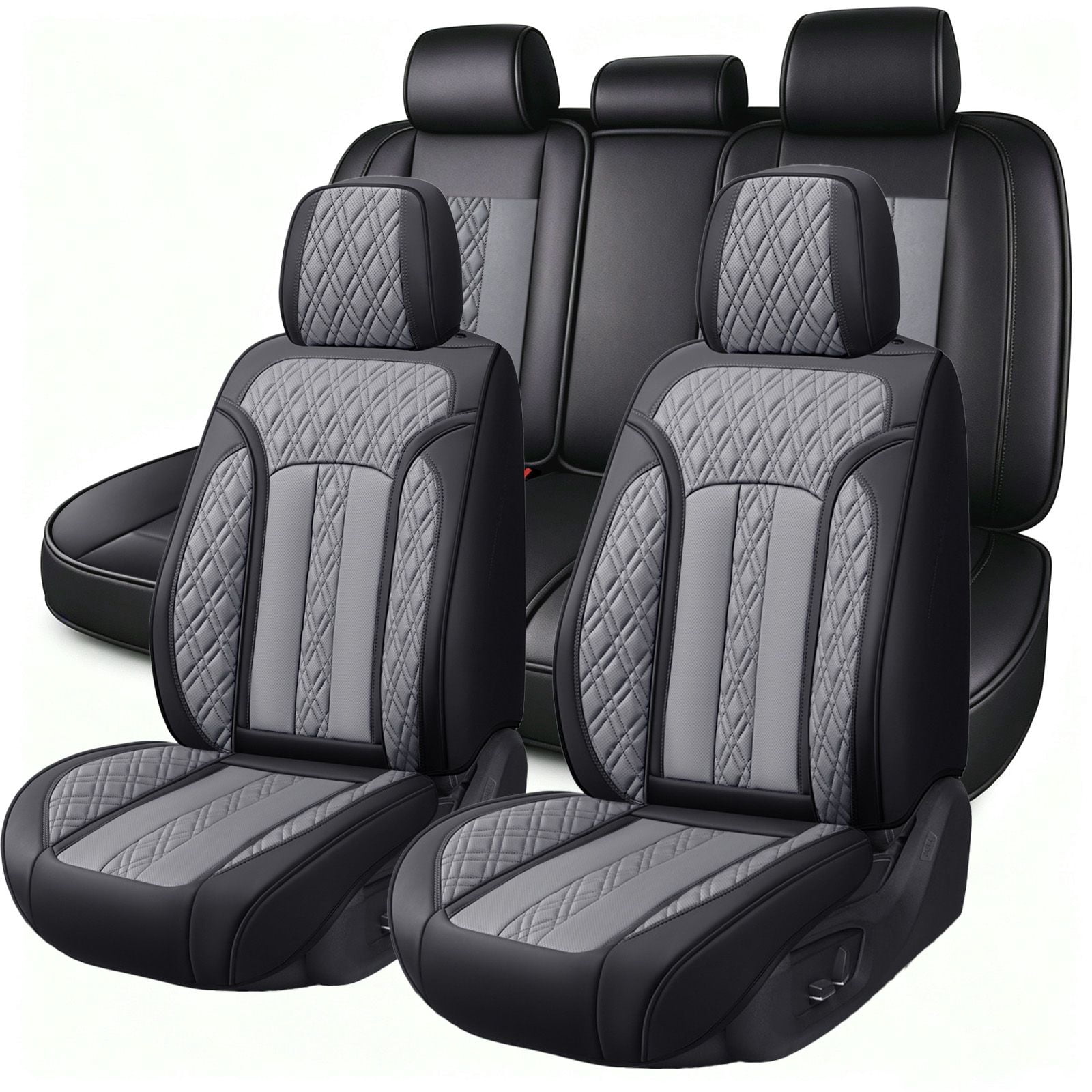 Fit for Nissan Maxima 2015, Leather 5 Piece Full Set Retain Seatbelt ...