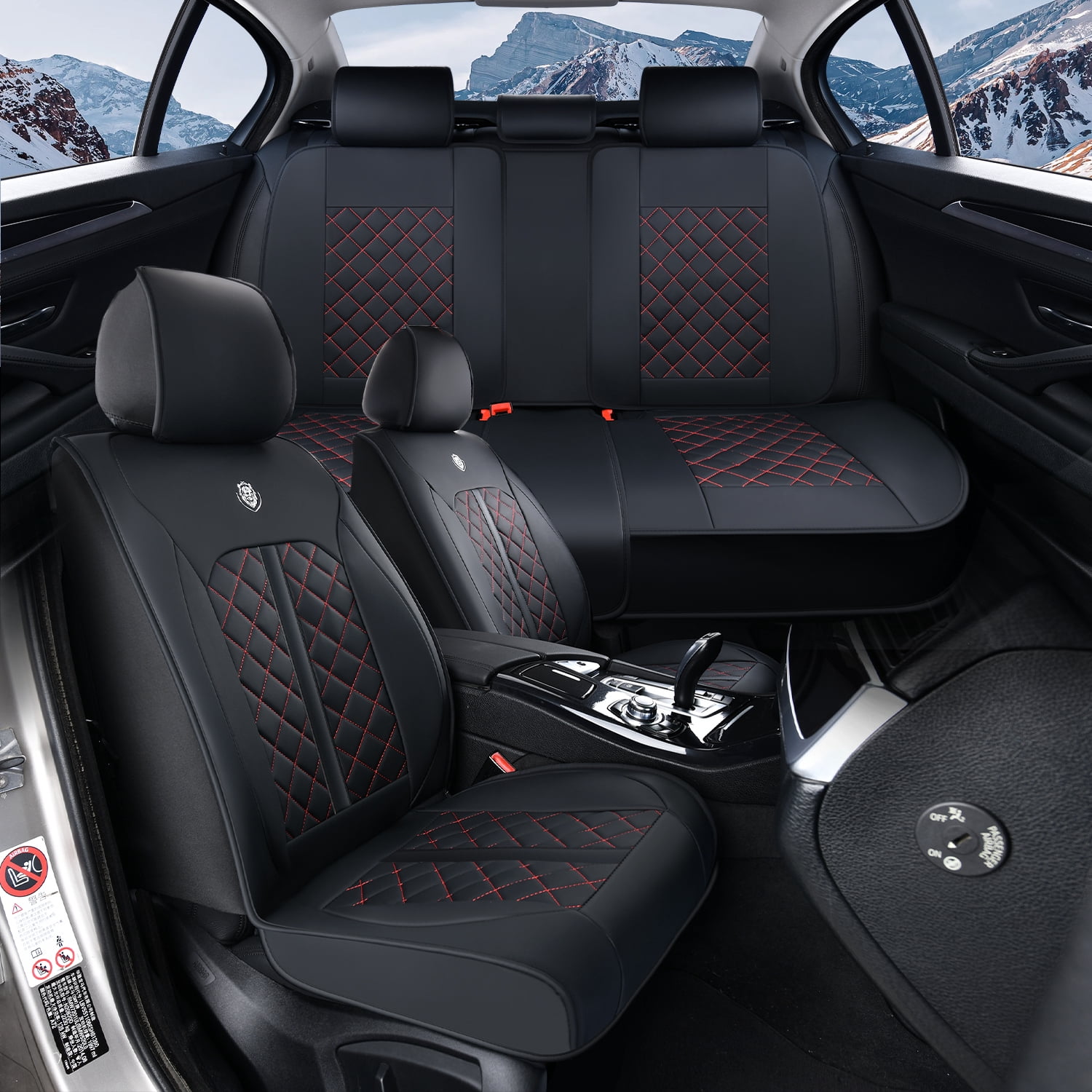 Fit for Nissan Sentra 2013 Full Set Seat Covers Leather Seat Covers ...