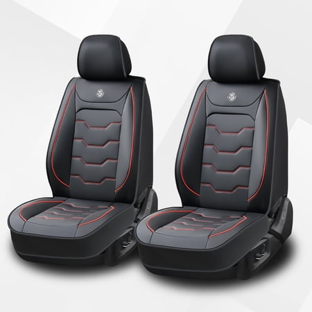 Fit for RAM 1500 2011-2026 Driver Passenger Seat Covers Faux Leather Upholstery Protection Model Specific Driving Comfort