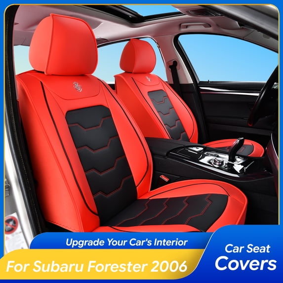 Fit for Subaru Forester 2006 Full Set Seat Covers Durable Leather Daily ...