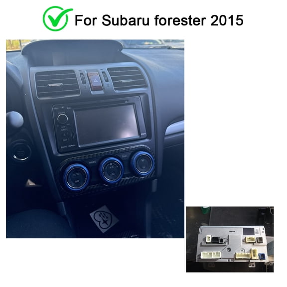 Fit for Subaru Forester 2015, 7 Inch Double Din Android Car Stereo, Wireless CarPlay & Android Auto, GPS Navigation, Bluetooth FM Radio