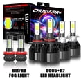 thumbnail image 1 of Fit for Subaru Outback 2010-2014 6000K 6pcs LED Headlight High/Low + Fog Light Bulbs, 1 of 9